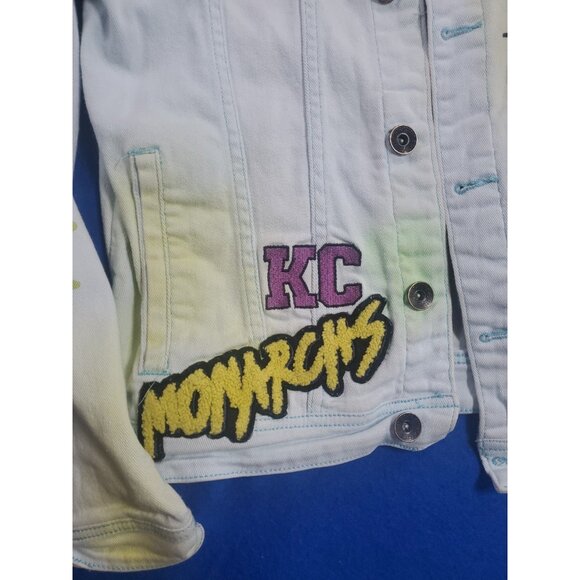 Stall & Dean x 8th Dstrkt Denim Jacket Crown Monarchs  Men's Size Medium - Picture 10 of 16